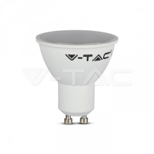 LED Крушка 5W GU10 SMD пластик топла бяла