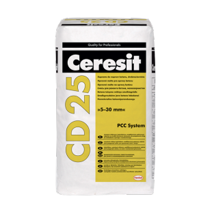 Дребнозърнест разтвор за поправка на бетон Ceresit CD 25 , 25 кг.
