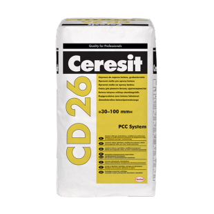 Едрозърнест разтвор за поправка на бетон Ceresit CD 26 , 25 кг.