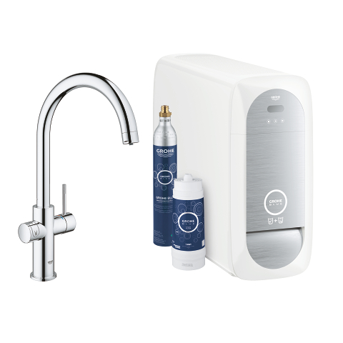 Комплект с С- чучур GROHE Blue Home