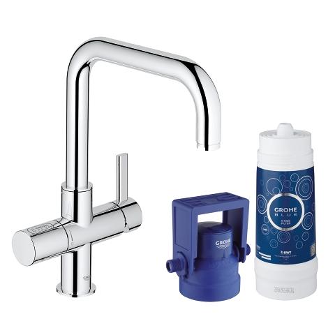Кухненски смесител с филтър GROHE Blue Pure