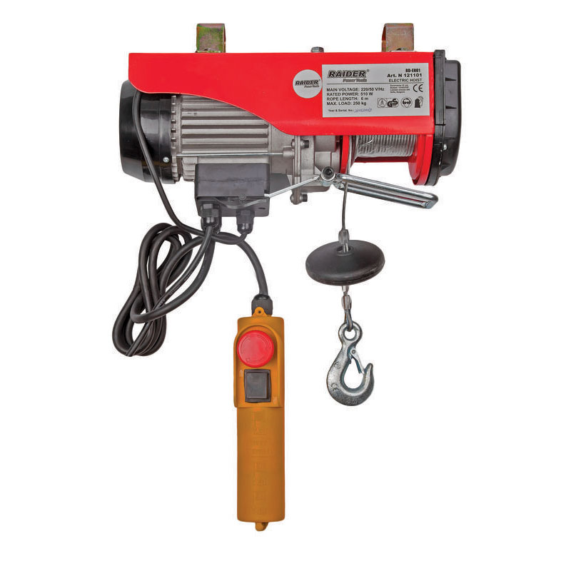 Телфер електрически RD-EH02 , 500 kg , 6 m , 1020 W