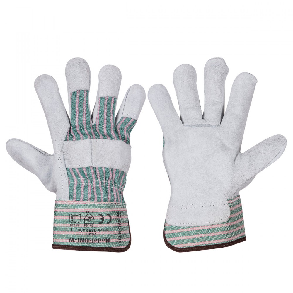 Ръкавици защитни кожа UNI-WN , размер 10
