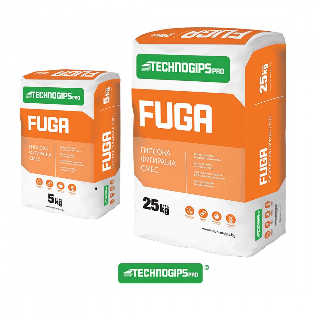 Гипсова фугираща смес Technogips Pro FUGA