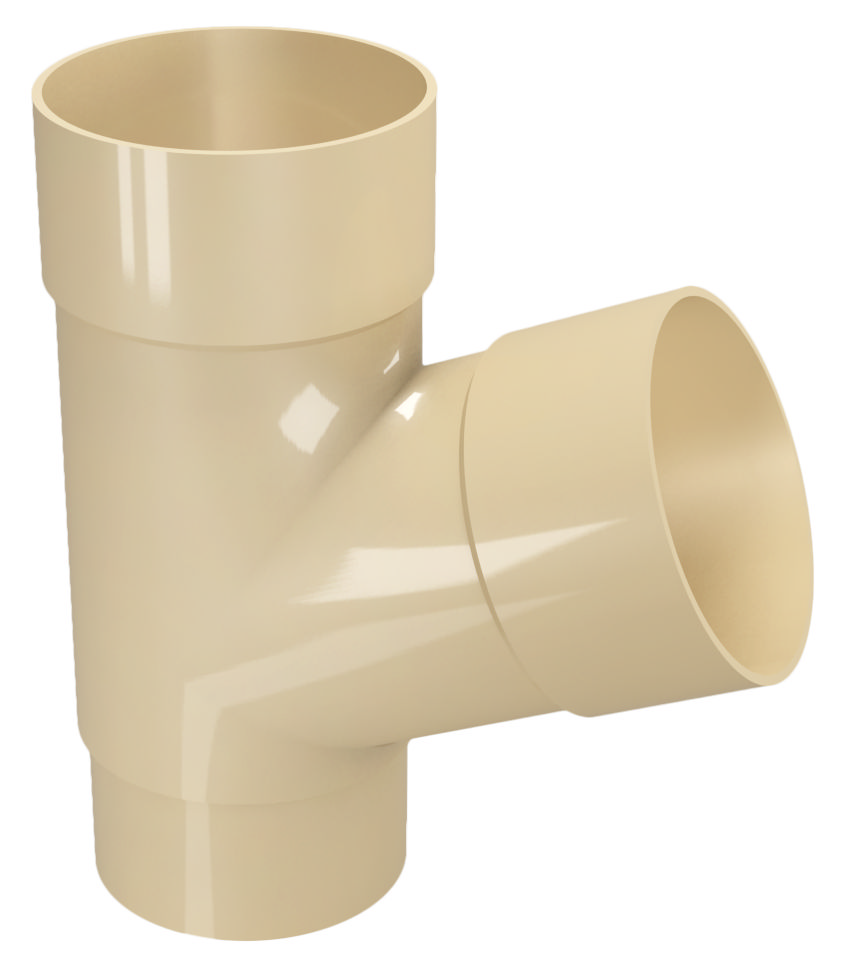 CLASSIC 120 PVC Утка 67.5 , Ø 80 , Бежов