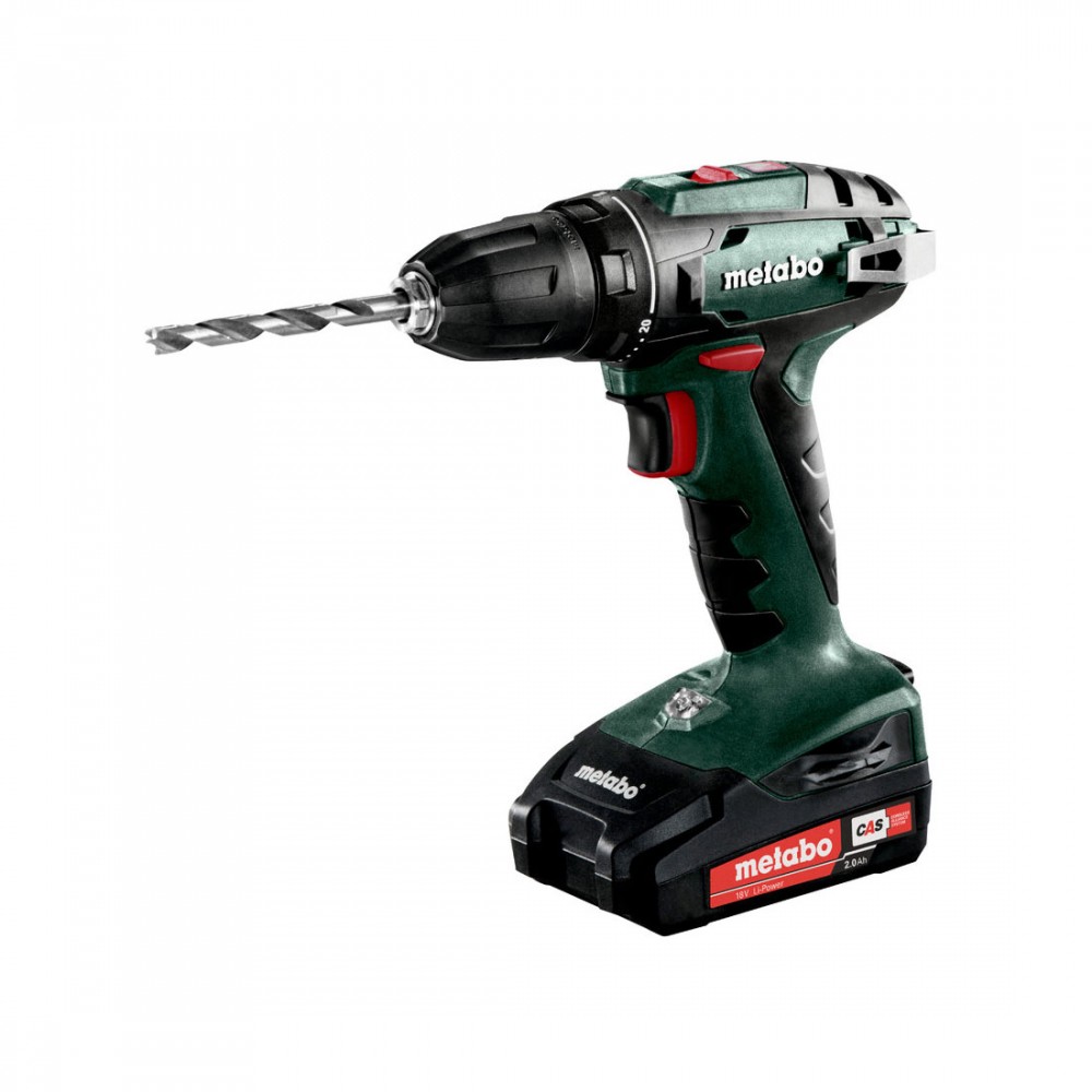 Винтоверт акумулаторен 18V 48Nm METABO BS 18 2x2.0AH 10mm