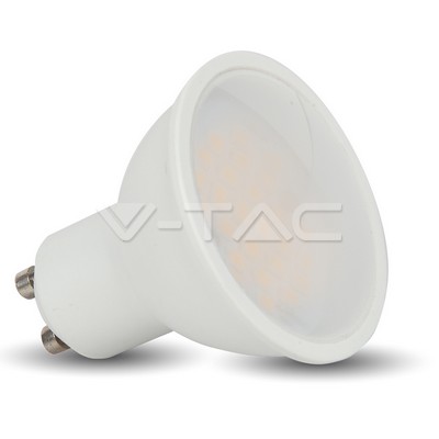 LED Крушка 3W GU10 SMD пластик 6500K 110°