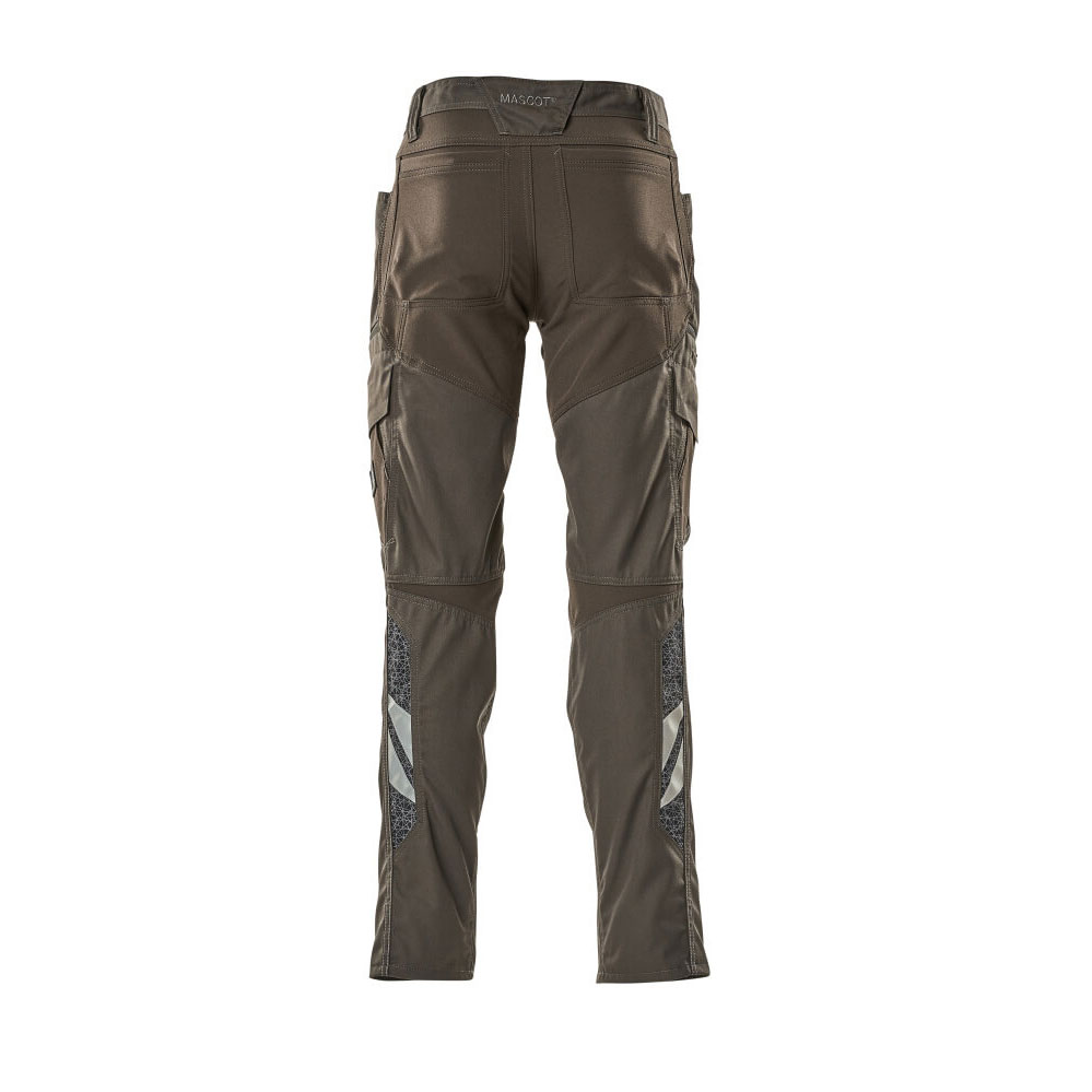 Панталон с еластични вложки и бедрени джобове тъмен антрацит , размери 76С46 - 90С62