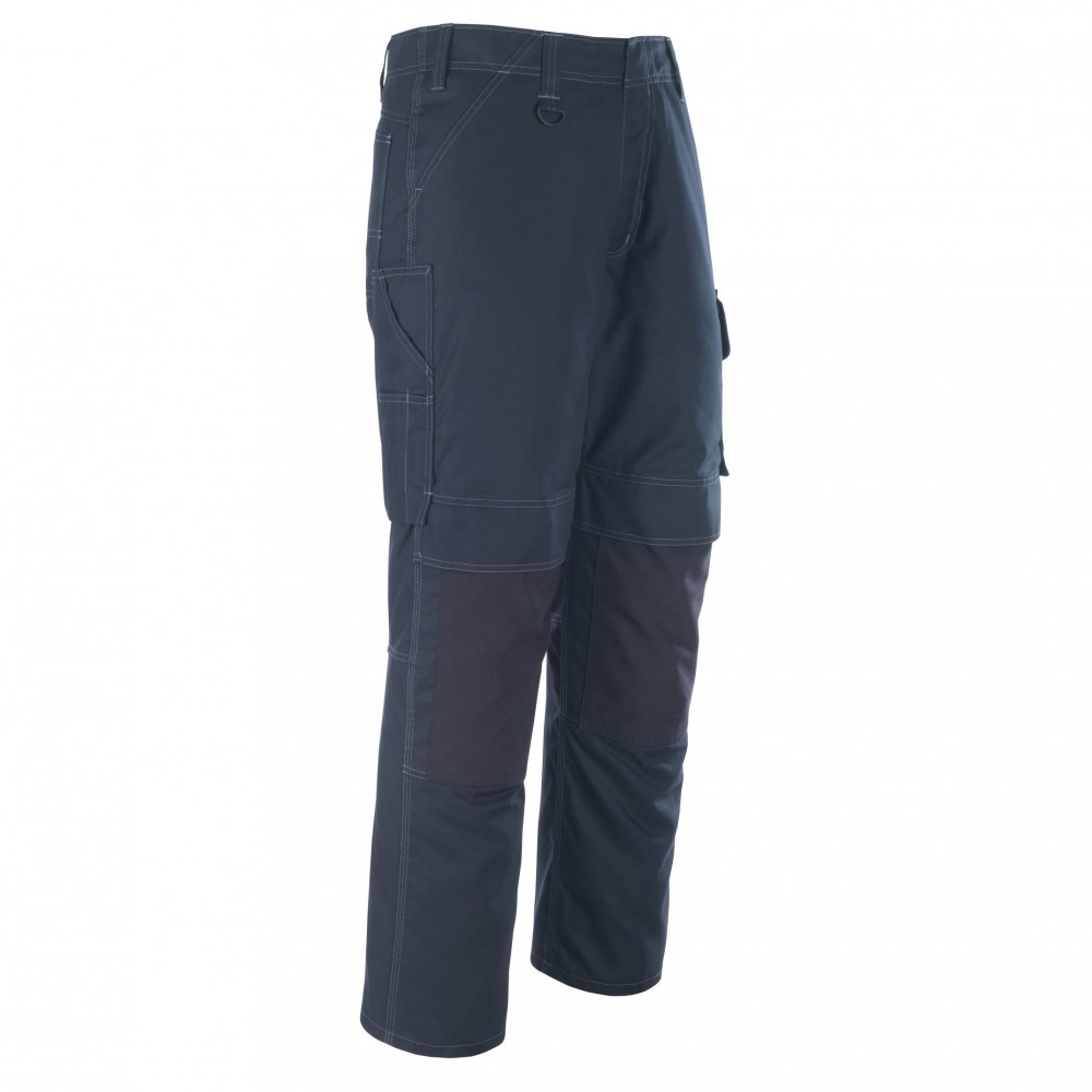 Панталон с джобове за наколенки тъмно син, размери 76С46 - 90С62