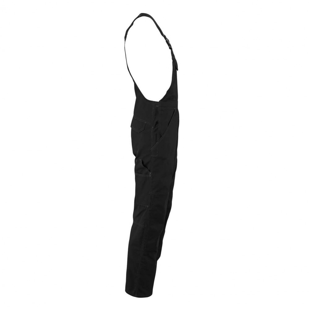 Полугащеризон  с джобове за наколенки MASCOT® Newark черен , размери 76С46 - 90С62