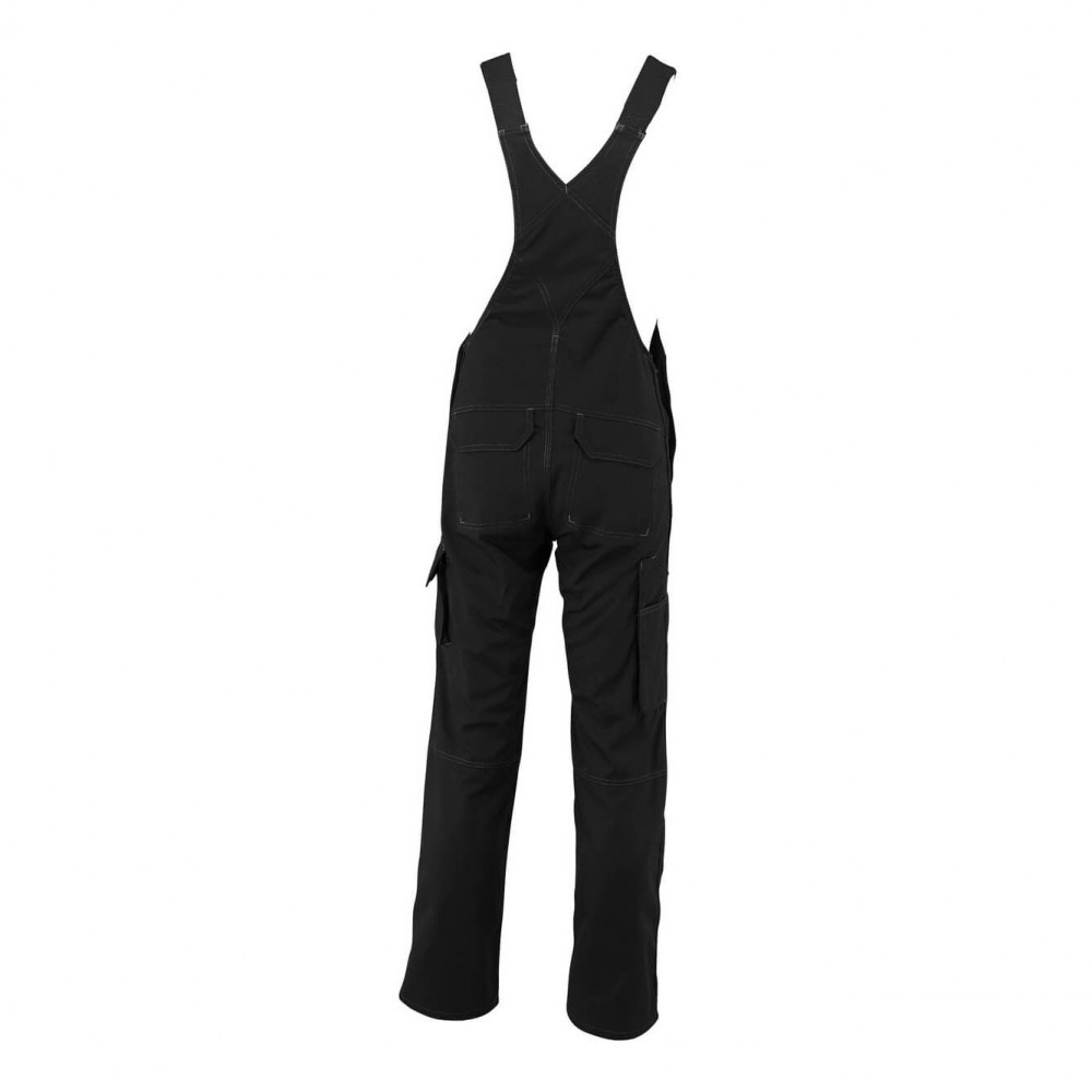 Полугащеризон  с джобове за наколенки MASCOT® Newark черен , размери 76С46 - 90С62
