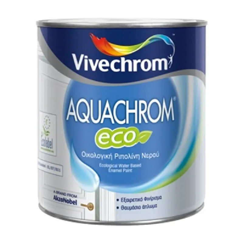 Акрилна боя AQUACHROM ECO GLOSS , База P VV , 750 мл.