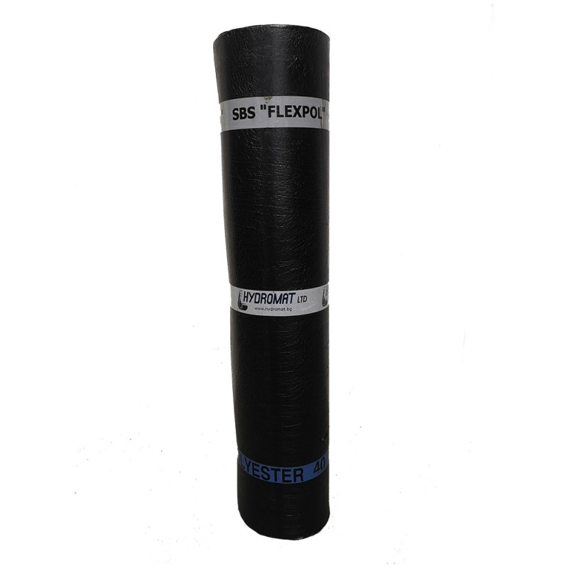 Битумна хидроизолация SBS Flexpol 4.5 кг./кв.м. , сива посипка