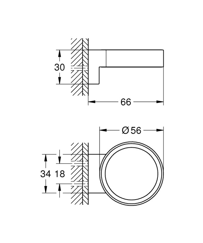 Държач Grohe Selection 41027AL0