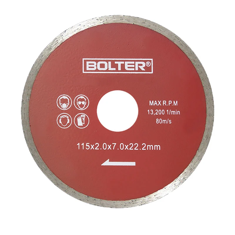 Диамантен диск за фаянс BOLTER , 125 мм.