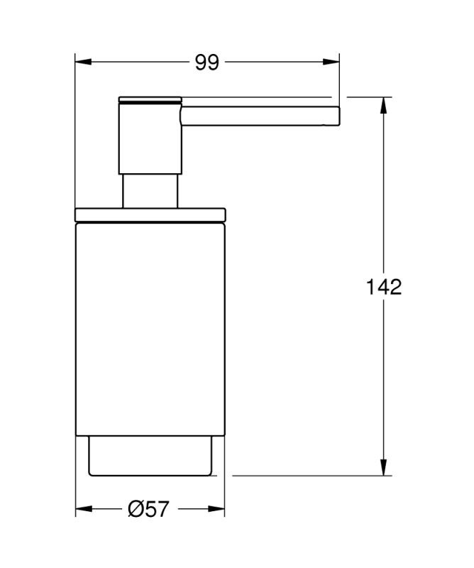 Дозатор за течен сапун Grohe Selection 41028AL0