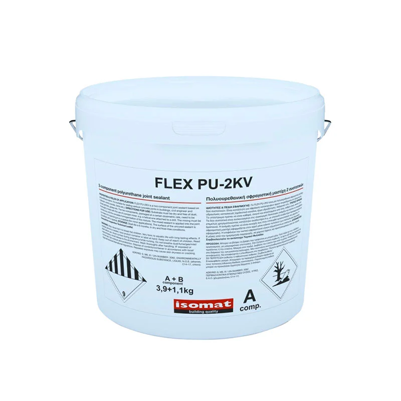 Двукомпонентен полиуретанов пълнител за фуги FLEX PU-2K , 5 кг
