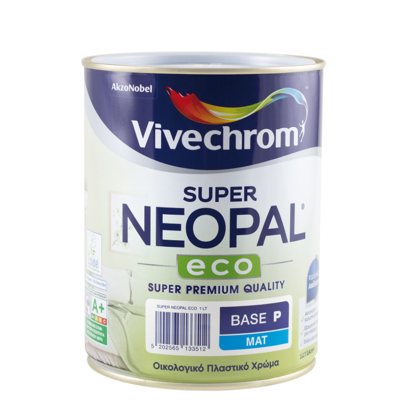 Екологична интериорна боя за тониране Super Neopal Eco , база TR , 970 мл.