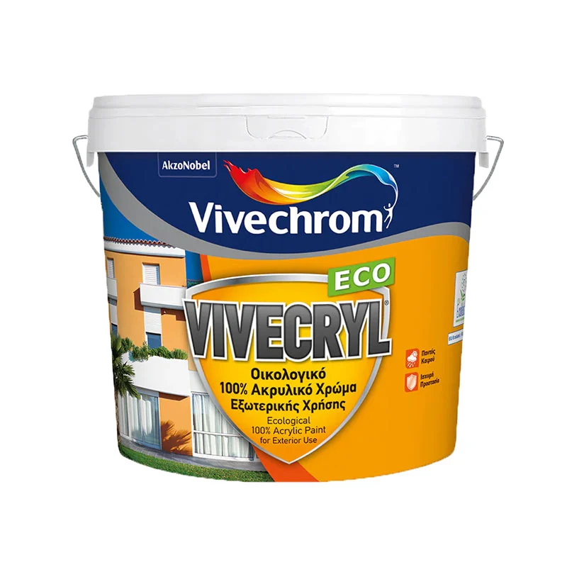 Фасадна акрилна боя Vivecryl Eco база D VV , 2.9 л