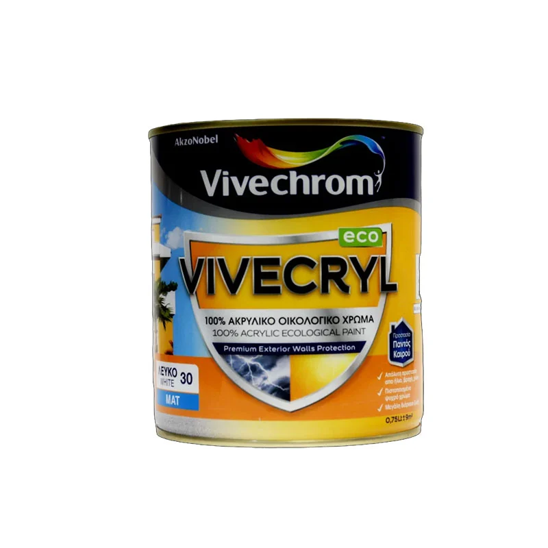 Фасадна акрилна боя Vivecryl Eco база TR VV , 0.970 л