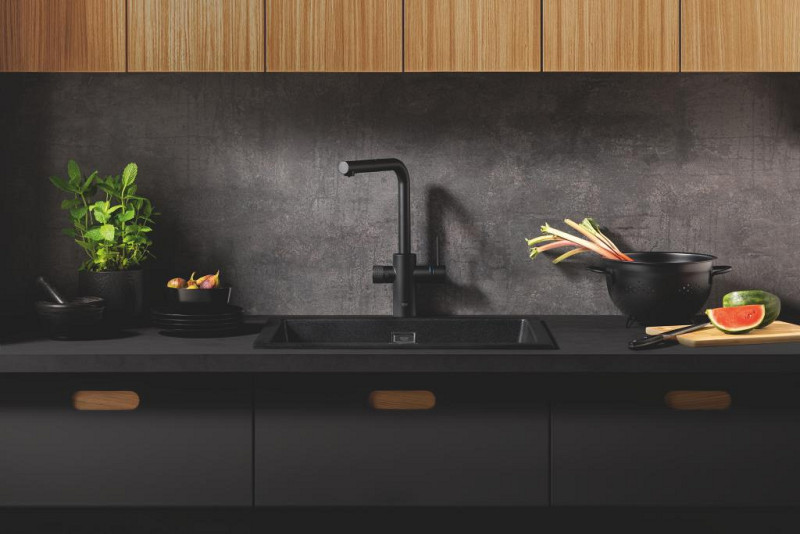 Филтърен смесител с издърпващ се аератор GROHE Blue Pure Minta 30590KF0