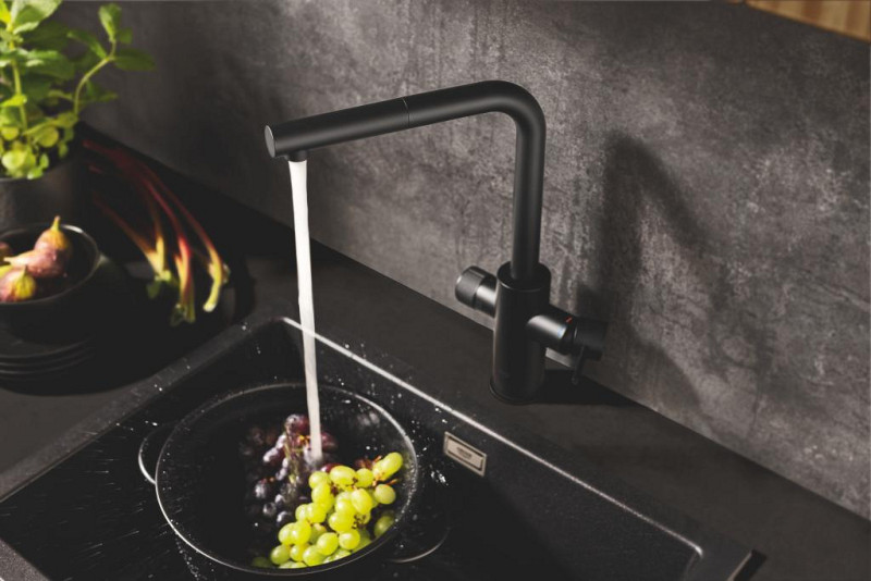 Филтърен смесител с издърпващ се аератор GROHE Blue Pure Minta 30590KF0
