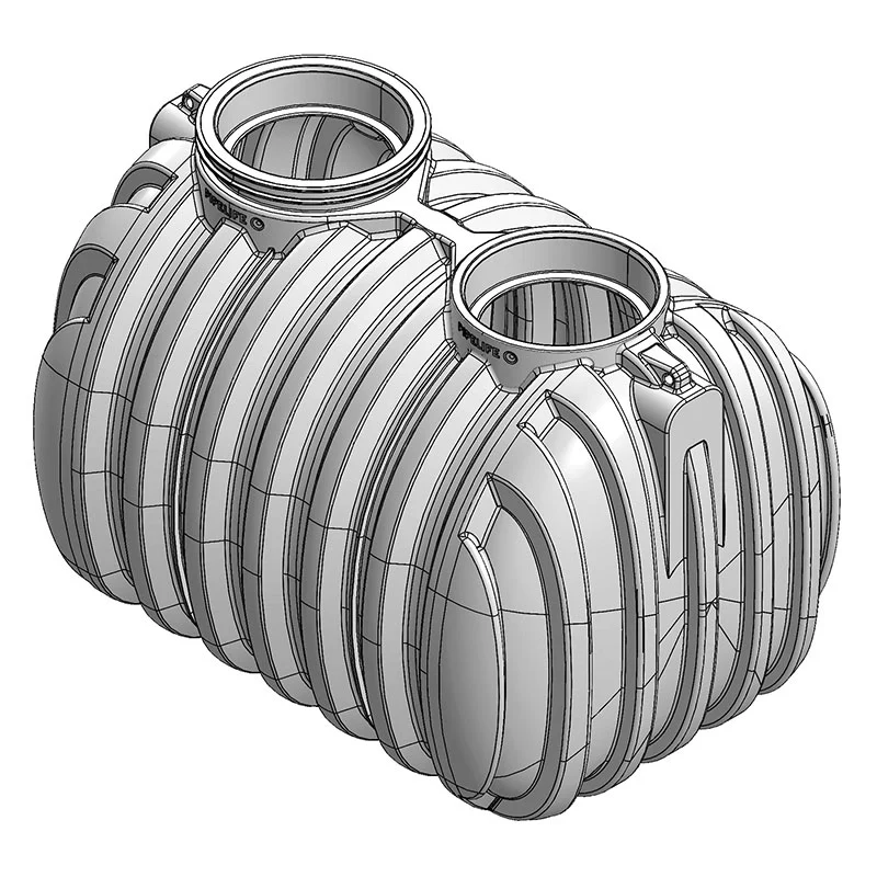 Хоризонтален резервоар ECO T 38000 , 2 ревизионни отвора , 38000 л