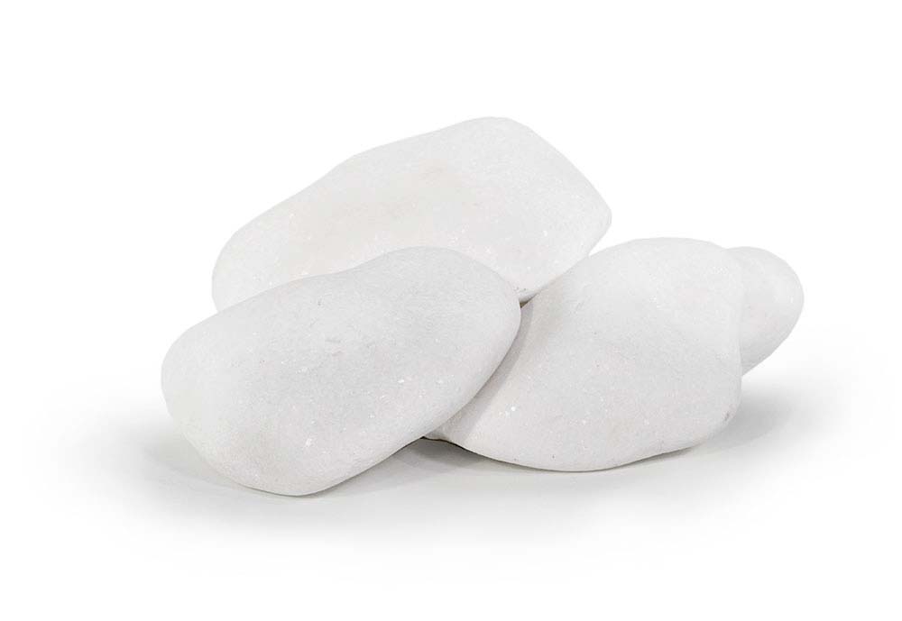  Камъни декоративни Тасос , бели , 1-3 см. , 20 кг.