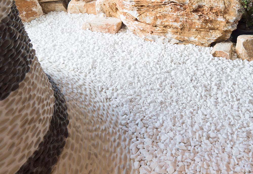  Камъни декоративни Тасос , бели , 3-6 см.