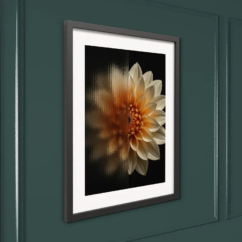 Картина FR569 Cream Dahlia , 30x40 см.