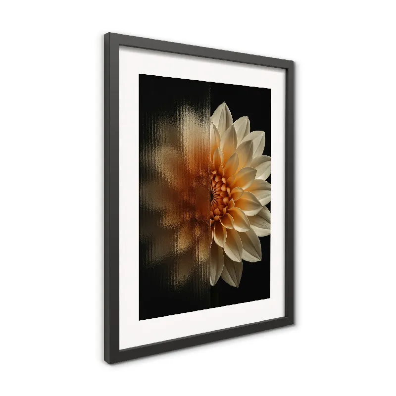 Картина FR569 Cream Dahlia , 30x40 см.