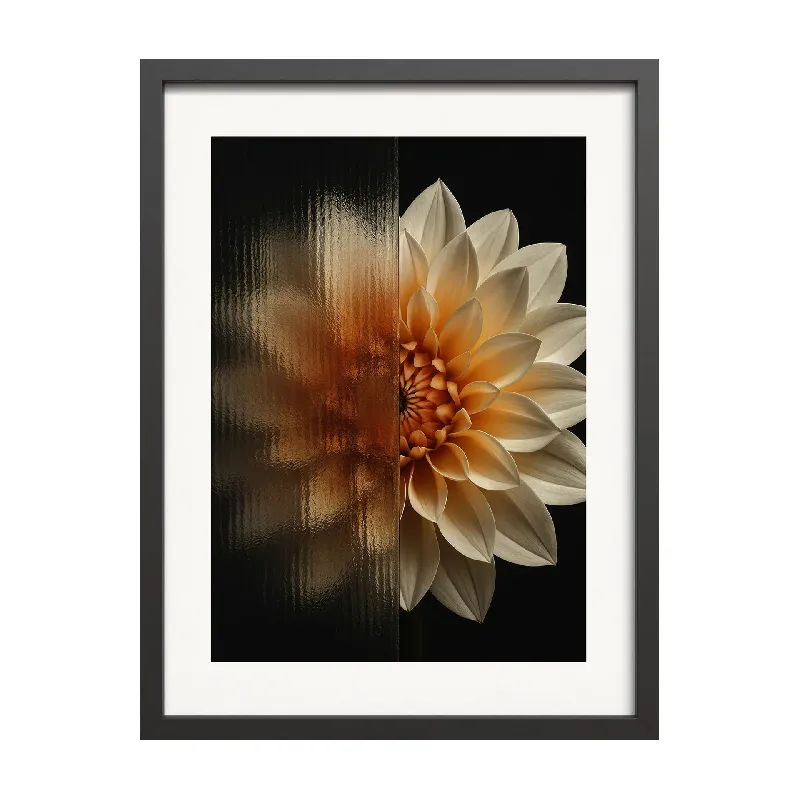 Картина FR569 Cream Dahlia , 30x40 см.