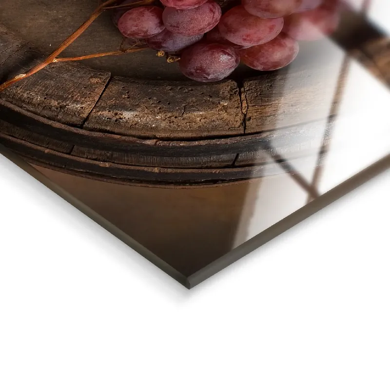 Картина върху стъкло GL066 Wino 4 , 30x30 см.