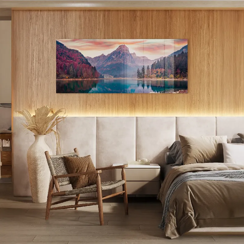Картина върху стъкло GL550 Autumn View , 50x125 см.
