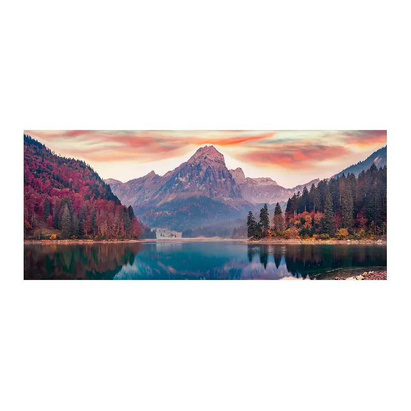 Картина върху стъкло GL550 Autumn View , 50x125 см.