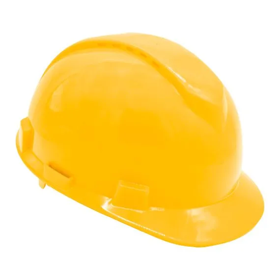  Каска защитна 4-точкова жълта