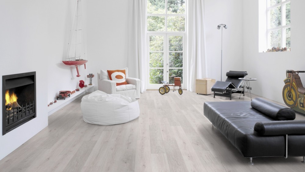 Корков паркет , Wood HRT WISE Washed Haze Oak