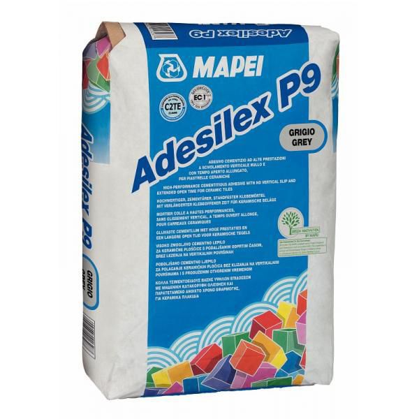 Лепило за керамични плочки ADESILEX P9 Сив , 25 кг.