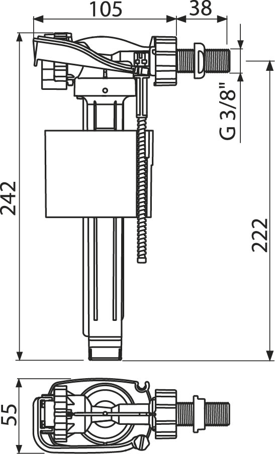 Механизъм странично пълнещ A150-3/8