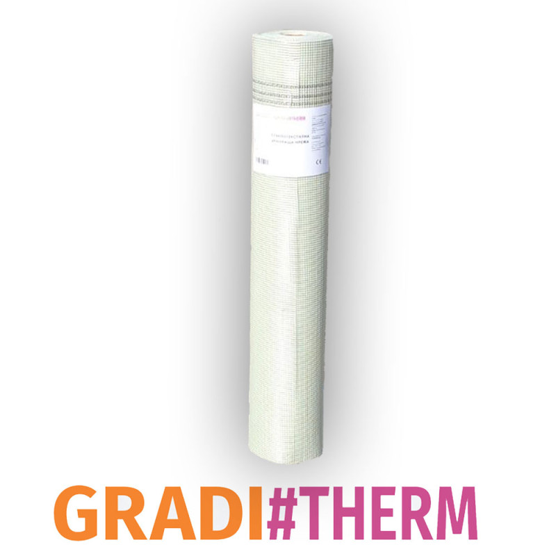 Мрежа стъклофибърна GRADI#THERM , 145 г./кв.м.