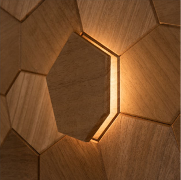 Осветителен панел Hexa XL LED Thermo