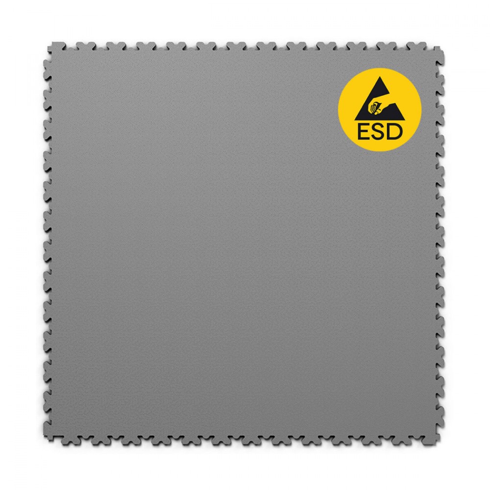 PVC подови плочи Fortelock XL ESD Grey