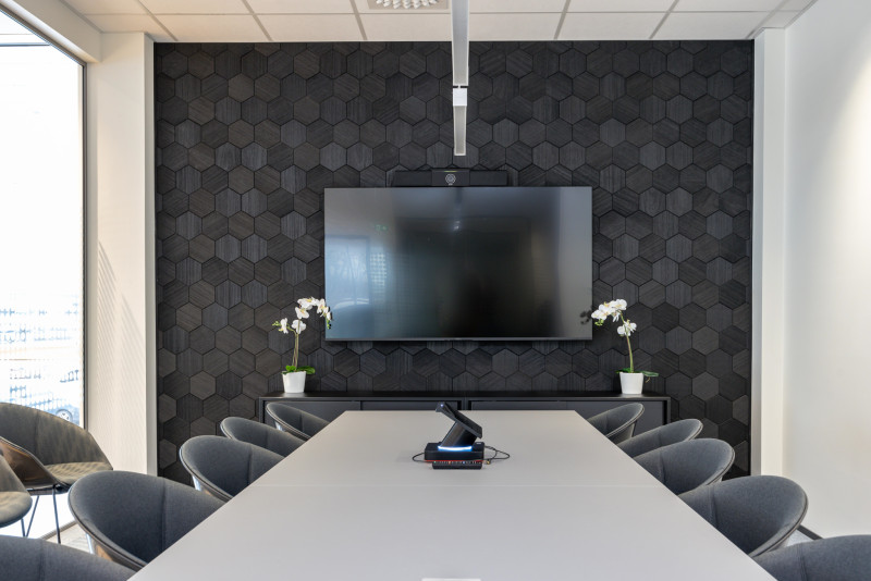 Панел за стени и сауни Hexa XL Black