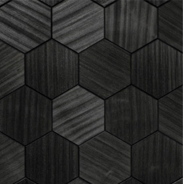 Панел за стени и сауни Hexa XL Black