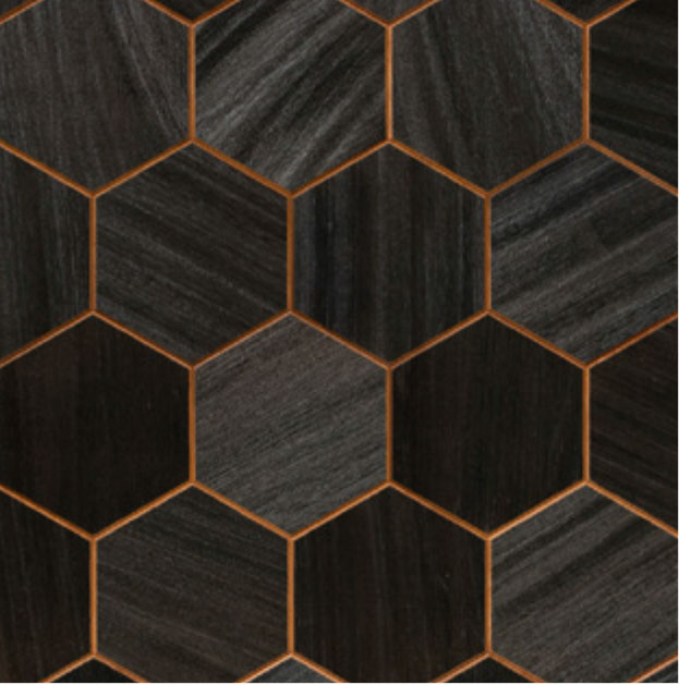 Панел за стени и сауни Hexa XL Thermo Black