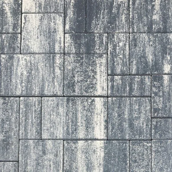 Паваж RETTANGO комби графитено-бял /меланж/