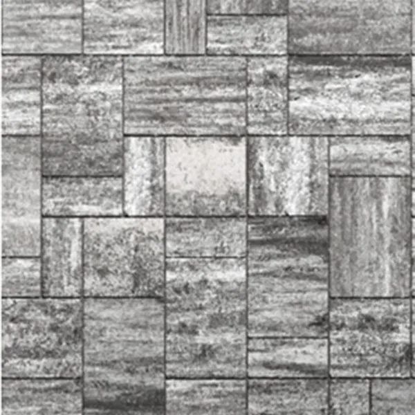 Паваж URBAN Комби , 3 размера комплект , черно-бял меланж