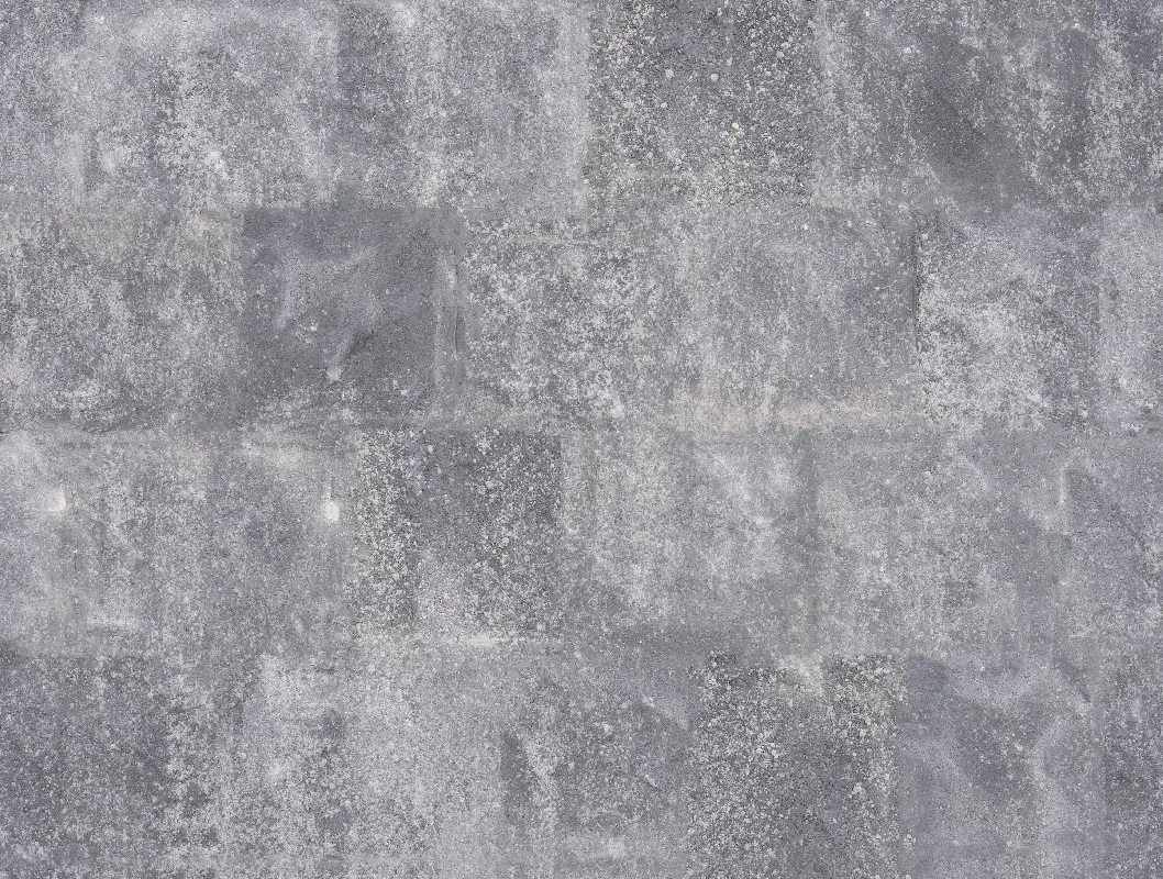 Паваж сегментен STELLO , 5 размера комплект , черно-бял меланж