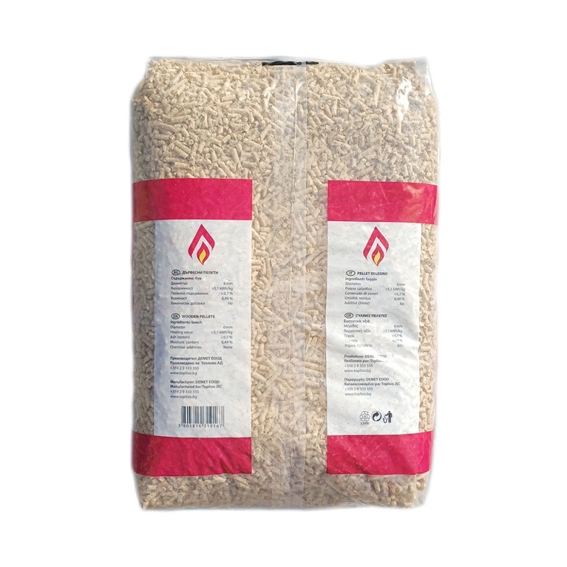 Пелети за отопление от дърво Топливо , клас А1 , 15 кг.