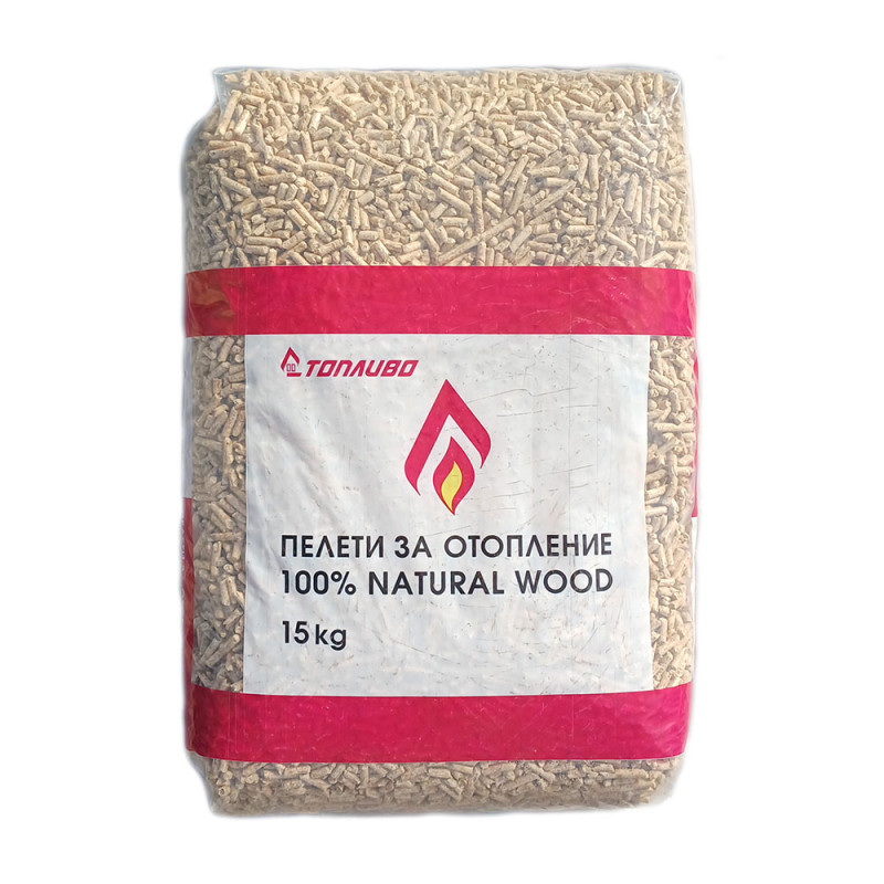 Пелети за отопление от дърво Топливо , клас А1 , 15 кг.